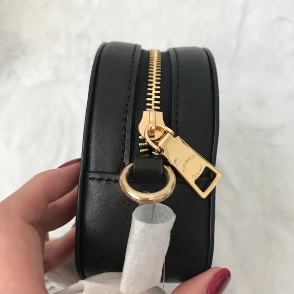 Nwt! Coach Peanuts Mini Serena Crossbody Signature with Woodstock Print - Picture 7 of 13